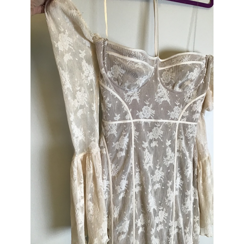 House of CB Women's Vintage Cream Delilah Lace Maxi Dress Size L+ Plus(10-12)NWT - Picture 9 of 13